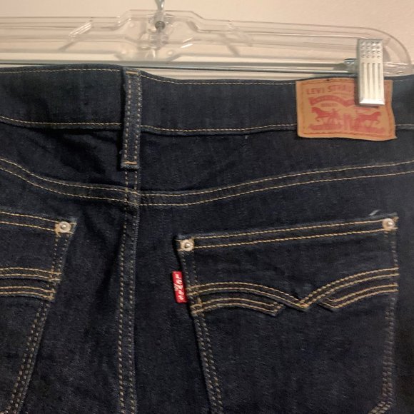 Levi's Dark Wash 715 Boot Cut SZ 31 - Picture 4 of 5